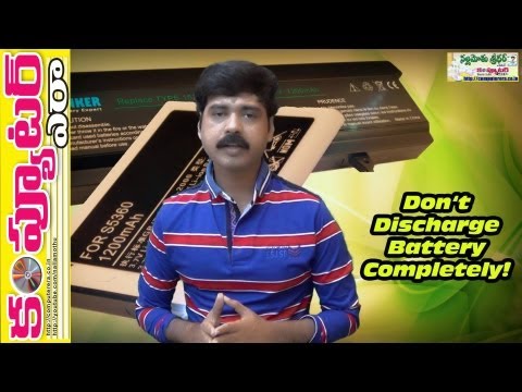 how to drain laptop battery
