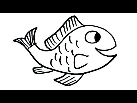 How To Draw Fish Drawing For Kids Easy Fish Art Step By Step Majina Monroe majina monroe wordpress com