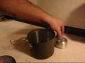 Alcohol Stove Windscreen.wmv