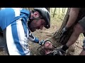 Chay Granby has a Big MTB Crash worlds longest face slide epic fail....