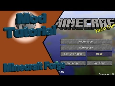 mods für minecraft - In diesem Tutorial erkläre ich euch, wie ihr Minecraft Forge für 1.5 auf eurem Klienten (SP) und auf euren Server (SMP) installiert. Mit diesem Mod kann man ...