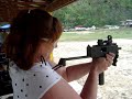 Teresa Shooting MAC10 AR50 1919 AR15 M16 AK47
