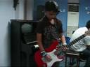 Enzo Rocks with Carlos Santana\