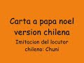 carta a papa noel   version chilena