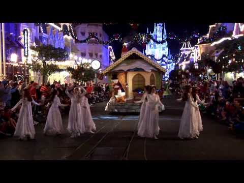 Full Mickey's Once Upon a Christmastime Parade at Disney's Magic Kingdom