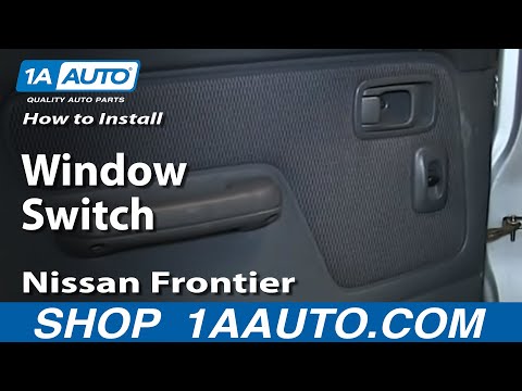 How To Install Replace Rear Window Switch 2000-04 Nissan Frontier Crew Cab
