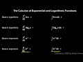 Exponential Calculus In 10 Minutes!