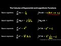 Exponential Calculus In 10 Minutes!