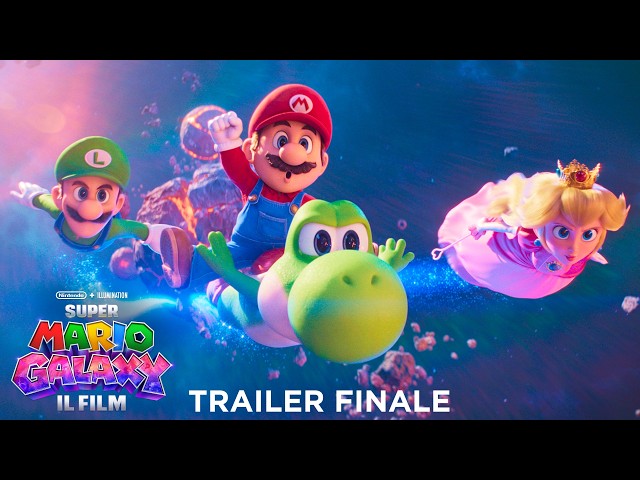 Anteprima Immagine Trailer Super Mario Galaxy, trailer del film del 2026 di Aaron Horvath e Michael Jelenic con le voci originali di Chris Pratt, Anya Tayl