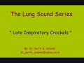 Breath Sounds - Crackels