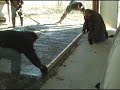 How to Pour a Concrete Slab.