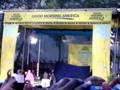 jonas brothers talking to the crowd at the gma concert