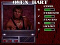 The third WWF console game was a big step up from the previous game, it improved with more specific moves for wrestlers, more match types and 4 stats for every wrestler on the biography screens. This time the Genesis and Snes version have the same 12 man roster, but listed in a slightly different order: Shawn Michaels, 123 Kid, Diesel, Owen Hart,  Luna Vachon, Bret Hart, Undertaker, Yokozuna, Bam Bam Bigelow, Razor Ramon, Lex Luger and Doink the Clown.