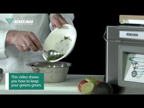 Vacuum Sealing to keep your Greens Green