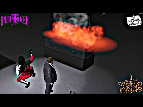 Kane (w/ Paul Bearer) Burns The Undertaker inside a Casket at Royal Rumble 1998 - WWE 2K17 PC Mods