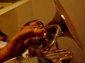 Funky exercise on sousaphone