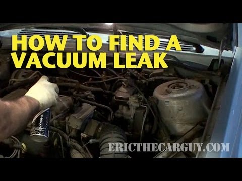 how to locate a vacuum leak