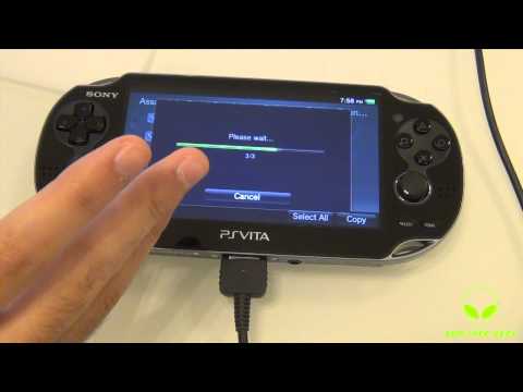 how to put music in ps vita