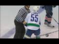 Shane O'Brien vs Kyle Brodziak Dec 13, 2008