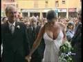 busty woman preparing for here wedding