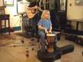 Wipe Out - Liam on djembe