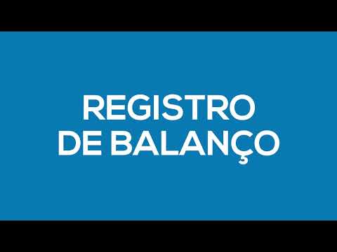 REGISTRO DE BALANÇO – AGILIZA SERGIPE