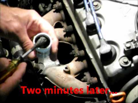 how to quick fix an exhaust leak