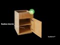 Eco Friendly RTA Bamboo Kitchen & Bathroom Cabinets