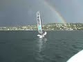 Moth sailing with Jordi Calafat, Peter Evans and JP Ziegert