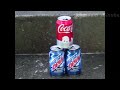 Smashing cans in slowmotion Can you name all 11 cans used in this video comment below. Like and share the video helps me out a lot. :) Just having alittle fun crushing cans and how it looks in slow motion.