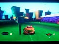 Level three and the first driving level of the SpongeBob SquarePants movie game with three treasure chests.