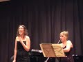 Laia Falcon canta  Spohr \"Wiegenlied\" con Orueta y Porras