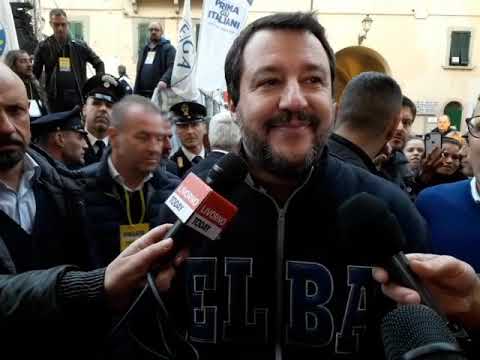 Matteo Salvini all'Elba "Migliorare sanità e trasporti"