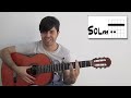 Video didactico de guitarra donde se explica el ritmo de rumba catalana paso a paso,