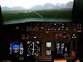 Landing at Cordova, Alaska in a B737-700