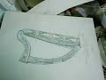making a wire strung harp 4