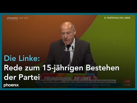 Parteitag Die Linke: Rede von Gregor Gysi am 25.06. ...