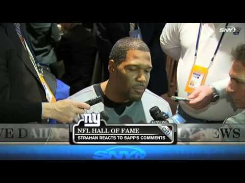 Michael Strahan responds to Warren Sapp Michael Strahan responds to Warren Sapp