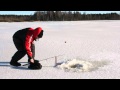 Ismete efter gädda ett litet äventyr