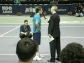 Tommy Haas (GER) is interviewed after beating Robert Kendrick (USA).  He also talks about playing Pete Sampras a couple days beforehand.Sorry for the poor sound quality, but here is a partial transcription:Haas: 