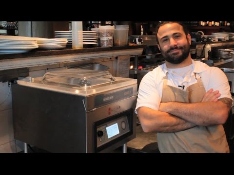 Chef Brad Daniels and his Henkelman - Osteria