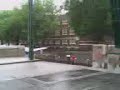 Vliegtuig in de grachten van Amsterdam