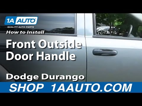 How To Install Replace Front Outside Door Handle Dodge Durango 04-09 1AAuto.com