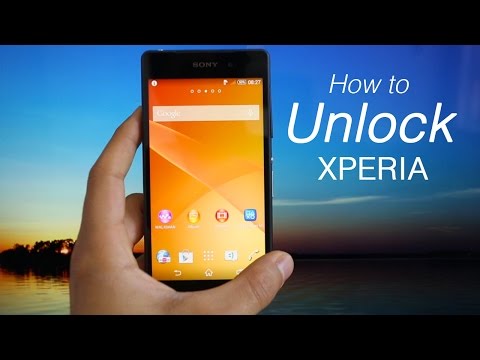 how to unlock sony xperia