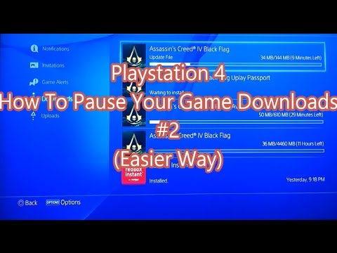 how to view downloads on ps4