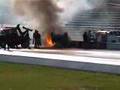 Turbo Mustang crash and burn 