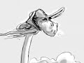 Speed drawing GIRAFFE cartoon by Martin Missfeldt