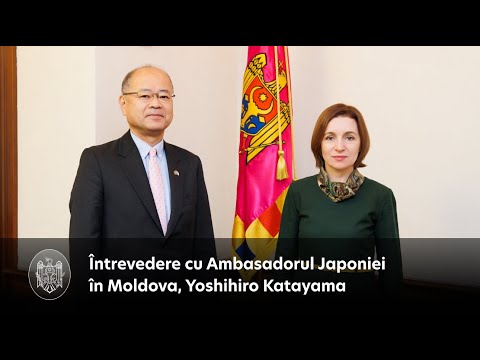 Șefa statului s-a întâlnit cu Ambasadorul Japoniei în Moldova, Yoshihiro Katayama, la încheierea mandatului său în țara noastră