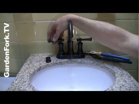 how to put in a bathroom sink