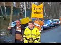 Fans der T�lzer L�wen: Buskonvoi nach Weiden
